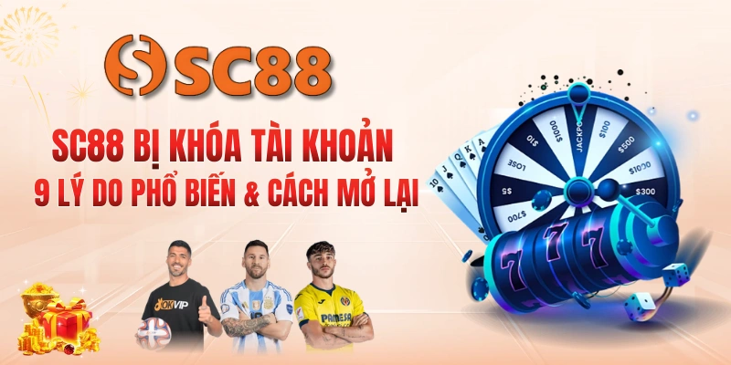SC88 Bị Khóa Tài Khoản: 9 Lý Do Phổ Biến & Cách Mở Lại